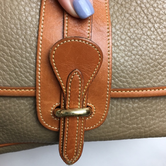 Dooney & Bourke Handbags - Dooney & Bourke tan w/ brown trim